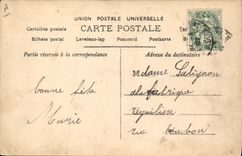 CPA Fantaisie Prenom Louise