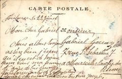 CPA Fantaisie Prenom Gabriel