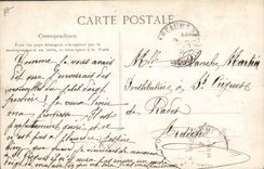 CPA Fantaisie Prenom Blanche