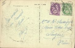 VINTAGE POSTCARD Carnaval of Nice the plays of Sunday the barrel Splashes Clamping plate