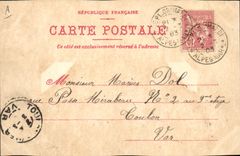 VINTAGE POSTCARD Frog Toad Carnival of Nice Lobster