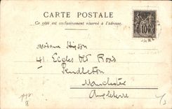 VINTAGE POSTCARD Illustrator Palate of the Costume Project Felix Bouquetiere Louis XVI