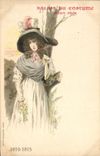 VINTAGE POSTCARD Illustrator Palate of the Costume Project Felix 1810 1815