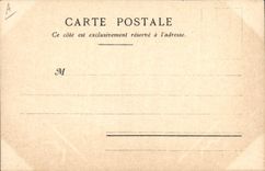 VINTAGE POSTCARD Illustrator Palate of the Costume Project Felix Gabrielle d' Estree