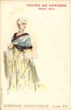 CPA Illustrateur Palais du Costume Projet Felix Femme louis XV Eventail