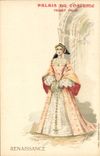 VINTAGE POSTCARD Illustrator Palate of the Costume Felix Project Renaissance
