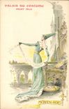 CPA Illustrateur Palais du Costume Projet Felix Moyen Age Fee