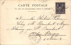 VINTAGE POSTCARD Illustrator Palate of the Costume Project Felix Louis XVI Dog