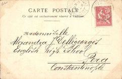 CPA Illustrateur Palais du Costume Projet Felix Directoire