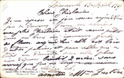 VINTAGE POSTCARD Illustrator Woman Angel