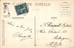 VINTAGE POSTCARD Militaria With dining room