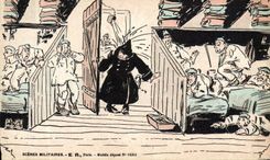 VINTAGE POSTCARD Militaria It is an error