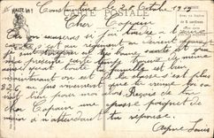 VINTAGE POSTCARD front Militaria During Apes 32 days