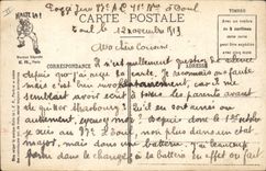 VINTAGE POSTCARD fast Militaria It of the class Train