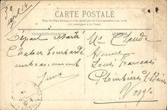 CPA Folklore Auvergne La bourree Vis a vis 