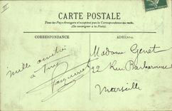 CPA Folklore Auvergne la bourree