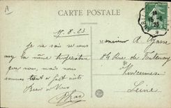 CPA Folklore Auvergne La bourree