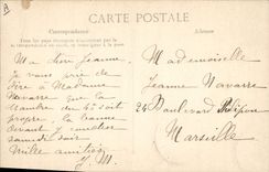 CPA Folklore Auvergne La bourree 