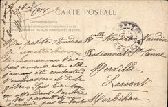 CPA Folklore Auvergne La bourree