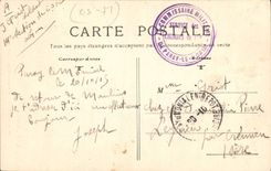 CPA Folklore Bourbonnaise revenant du marche 