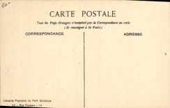 Partido Socialista Jean Jaures 1859 1914 de la POSTAL de la VENDIMIA
