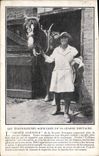 VINTAGE POSTCARD the agricultural army agricultural workers of the United Kingdom Horse