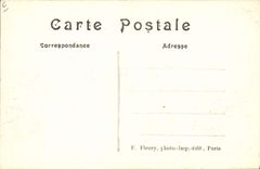 VINTAGE POSTCARD Congers of Versailles January 17th, 1913 Arrived of the members of Parliament and Mr. Passy senior of the Senate