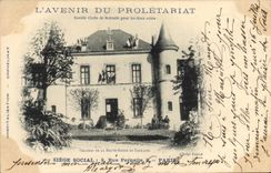 CPA L'avenir du Proletariat Chateau de la Haute Barde en Touraine 