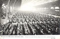 CPA Banquet de la Mutualite 30 octobre 1904 