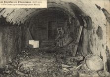 CPA Les emeutes en Champagne Avril 1911 Ay Un caveau apres le sabotage 