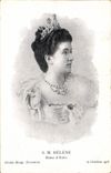 CPA SM Helene Reine d'Italie