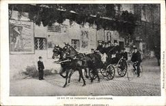 CPA Le roi et le president Place Saint Pierre