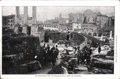 CPA Le president et le commandeur Boni au forum