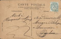 CPA SM La Reine Helene et le president arrivant a la revue