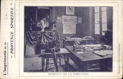 CPA Imprimerie Provence Sportive Bureaux de la Direction