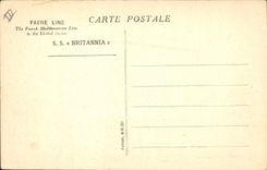 CPA Fabre Line SS Britannia 