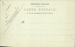 VINTAGE POSTCARD Le Havre the exit of the deck chair Brittany