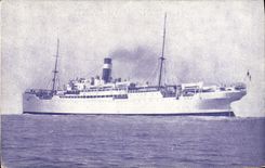 VINTAGE POSTCARD Fabre Line S Asia