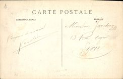 CPA Compagnie Generale Transatlantique Duc de Bragance par gros tempe