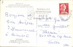 CPM Colombie Lignes des Antilles Francaises et anglaises 