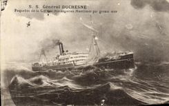 CPA SS General Duchesne Paquebot de la Cie des Messageries Maritimes 