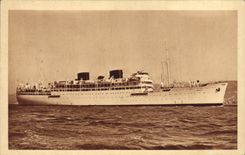 VINTAGE POSTCARD Company of Navigation Package Marseilles Chella