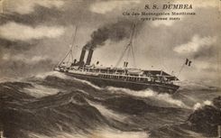 CPA SS Dumbea Cie des Messageries Maritimes 