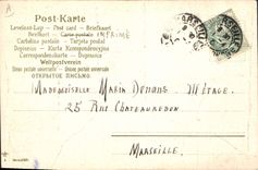 VINTAGE POSTCARD White mouse