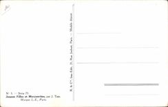 VINTAGE POSTCARD Fantasy Illustrator Woman Angel J Tam