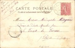 CPA Fantaisie Illustrateur Papier a cigarettes Job Calendrier 1902 Gervais