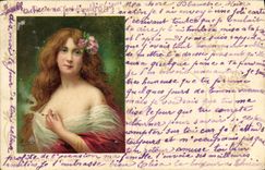 CPA Fantaisie Illustrateur Papier a cigarettes Job Calendrier 1899 A Asti