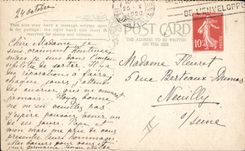 VINTAGE POSTCARD Fantasy Illustrator At the Stile Dog