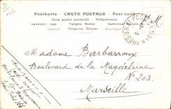 VINTAGE POSTCARD Fantaisie Illustrator Cigarette paper Job Calendar 1902 Gervais