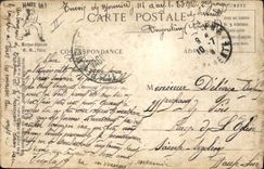 VINTAGE POSTCARD Militaria the defense of the part